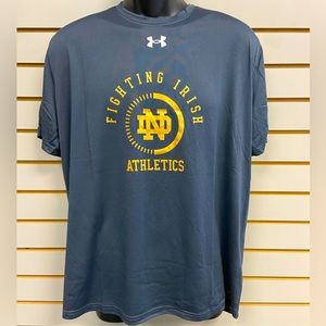Under Armour Mens team tech shirt sleeve Notre Dame tee